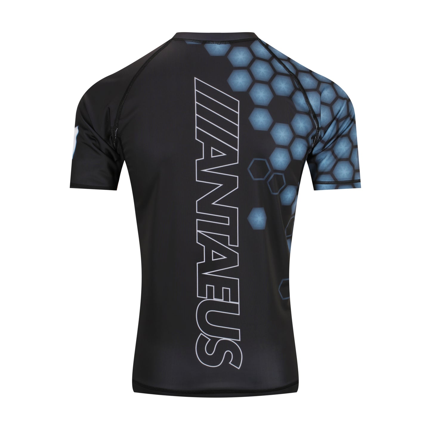 Short Sleeve Rash Guard - Black Hex