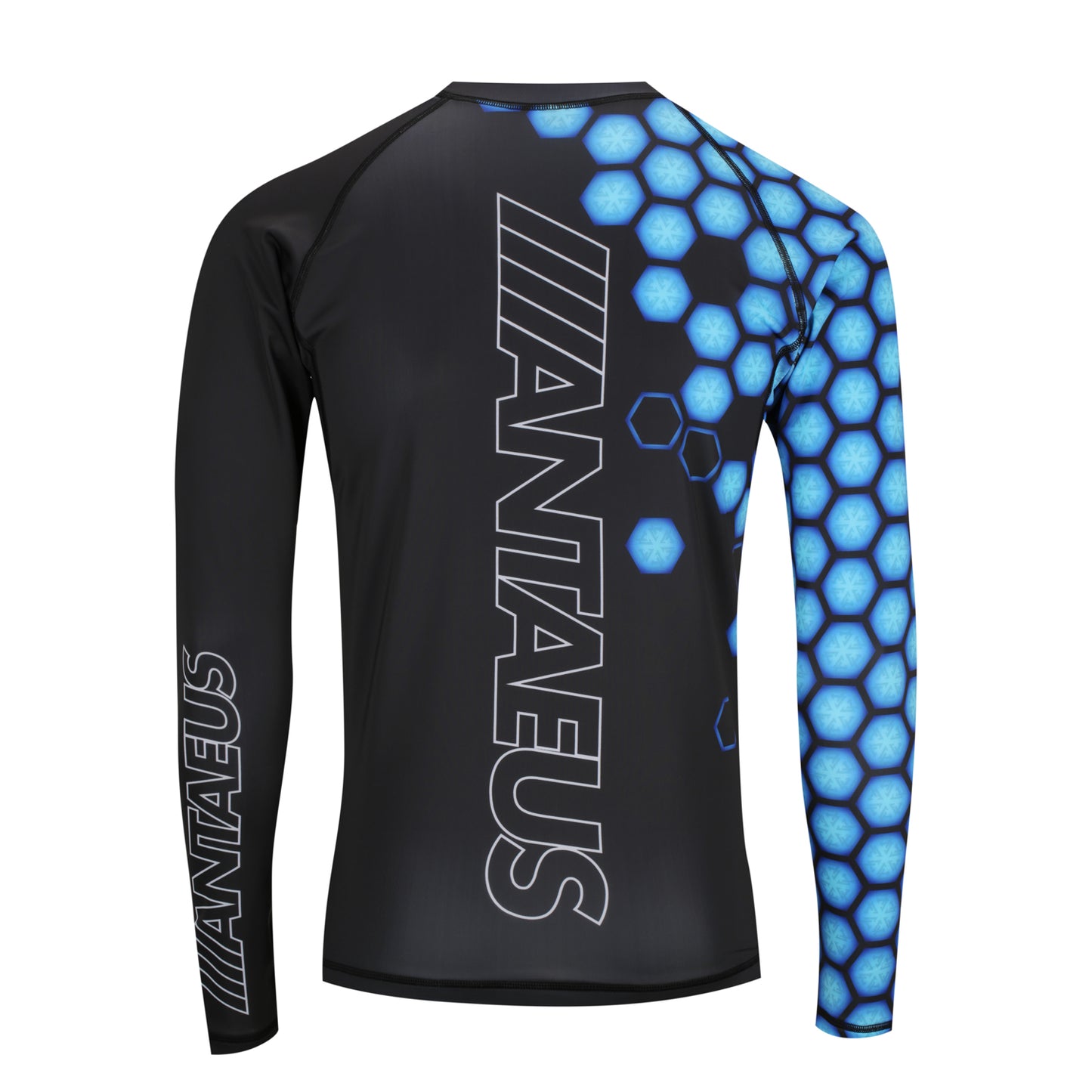 Long Sleeve Rash Guard - Blue Hex