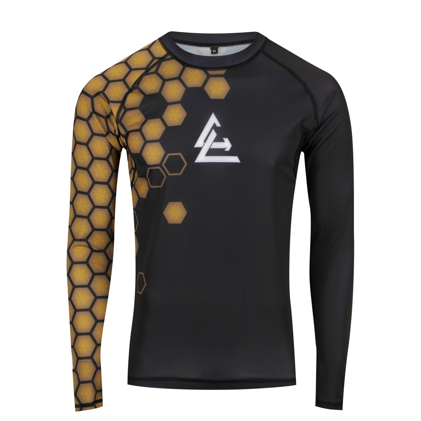 Long Sleeve Rash Guard - Brown Hex
