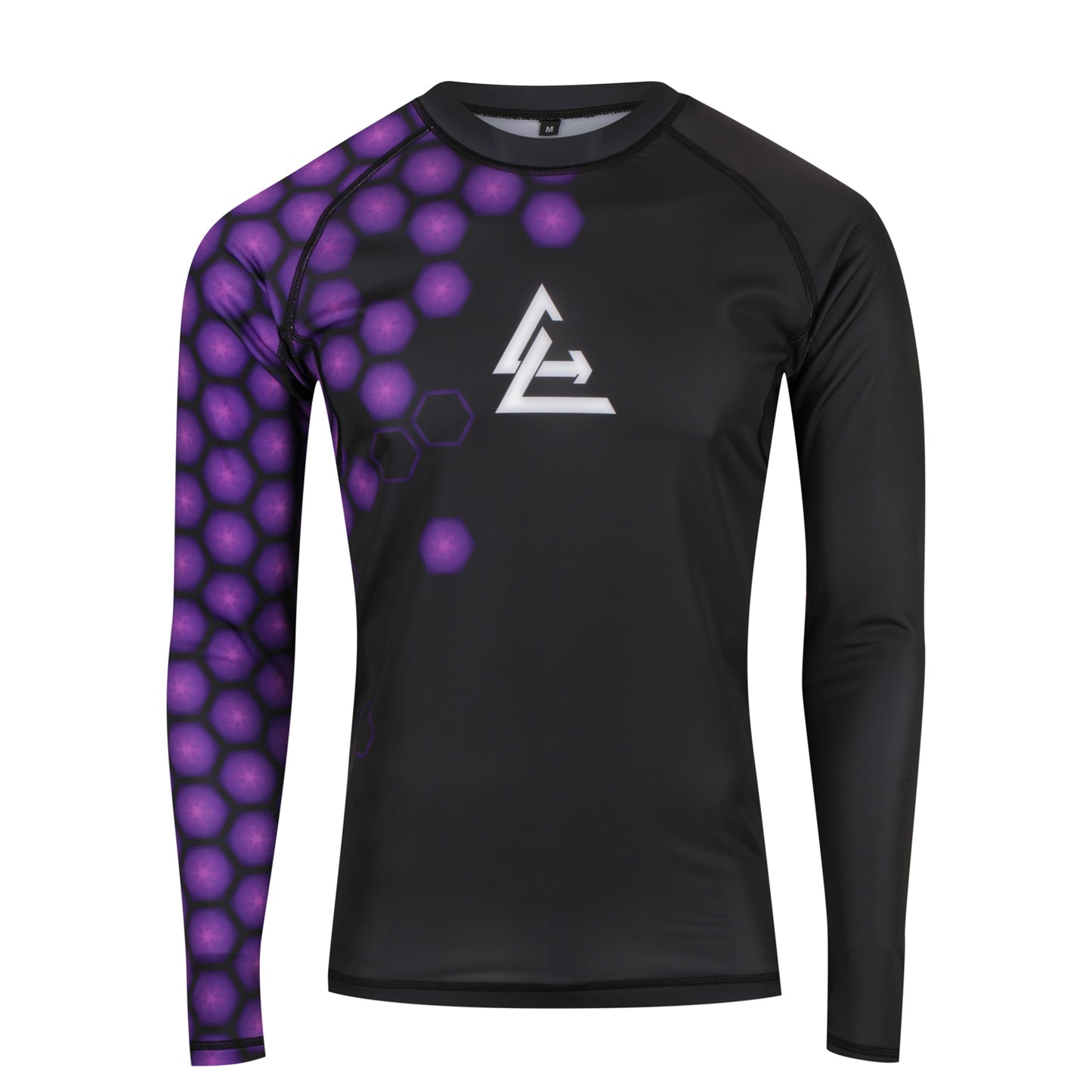 Long Sleeve Rash Guard - Purple Hex