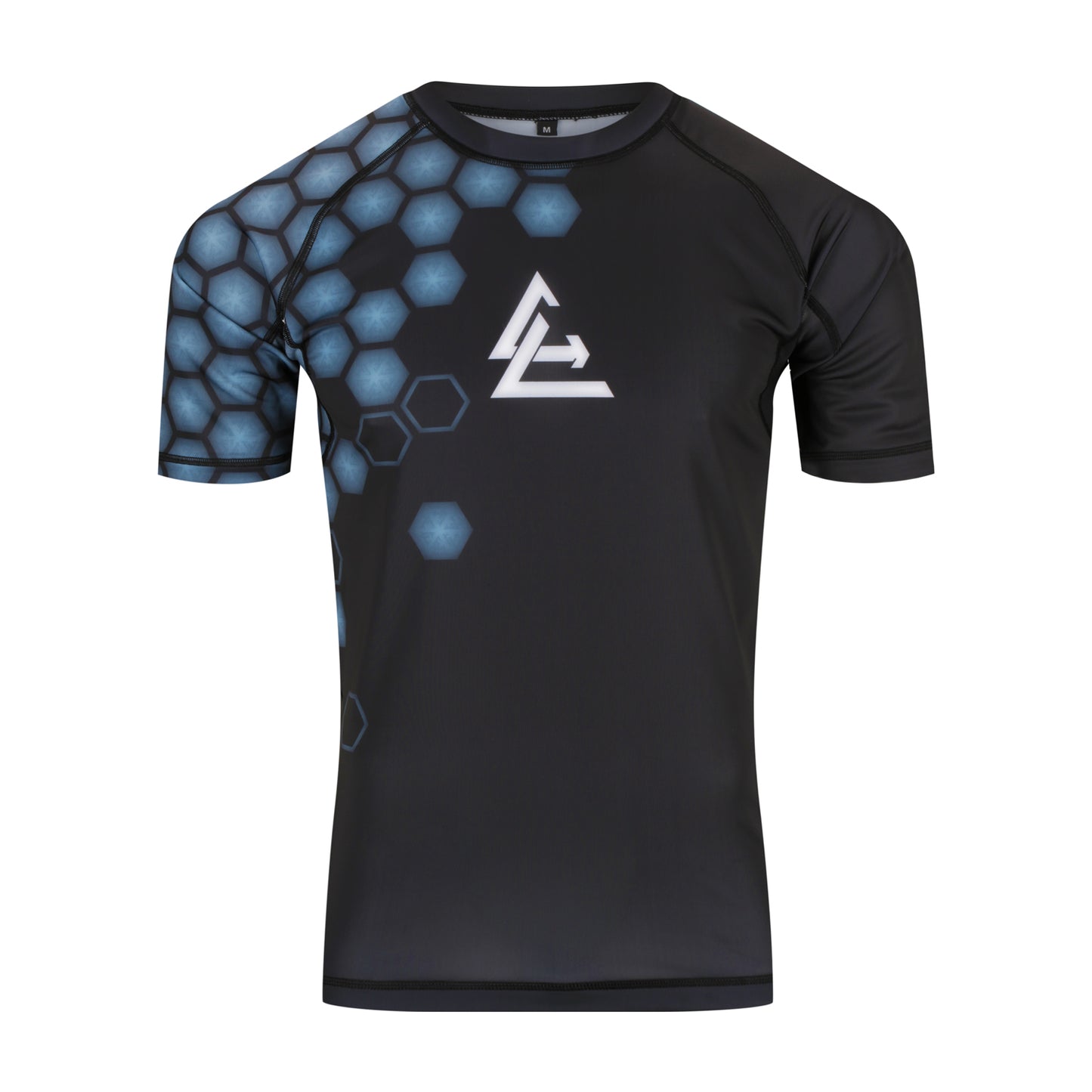 Short Sleeve Rash Guard - Black Hex